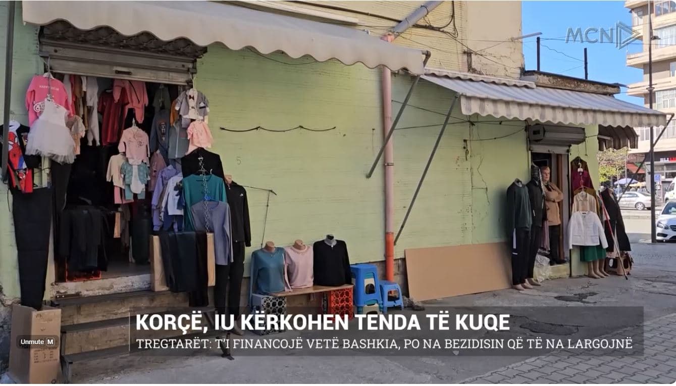 Korçë, iu kërkohen tenda të kuqe. Tregtarët: T’i financojë vetë bashkia, duan të na largojnë