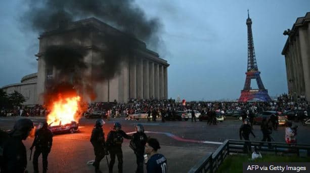     Shkon në 780 numri i të arrestuarve në Francë pas trazirave gjatë festimeve të triumfit të PSG-së