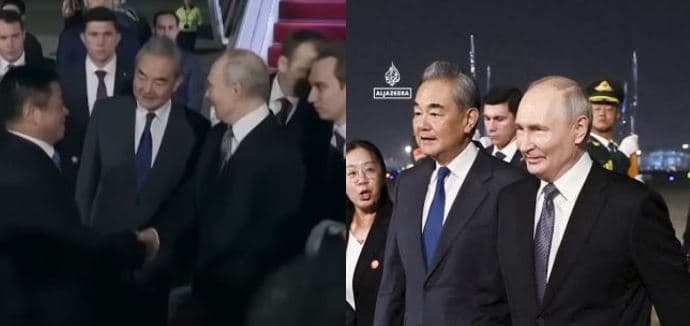Putin mbërrin në Pekin, pritet me ceremoni