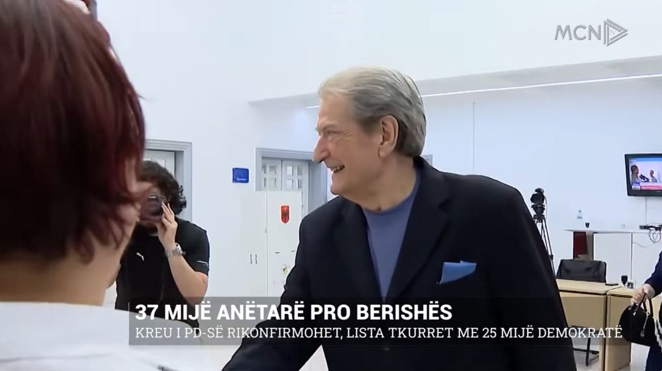 37 mijë anëtarë pro Berishës. Kreu i PD-së rikonfirmohet, lista tkurret me 25 mijë demokratë