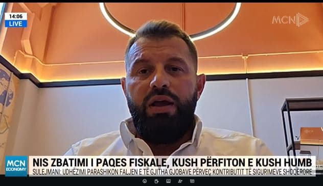 Sulejmani: Paqja fiskale më shumë politikë ekonomike sesa fiskale, ligji prek 1/4 e buxhetit të shtetit
