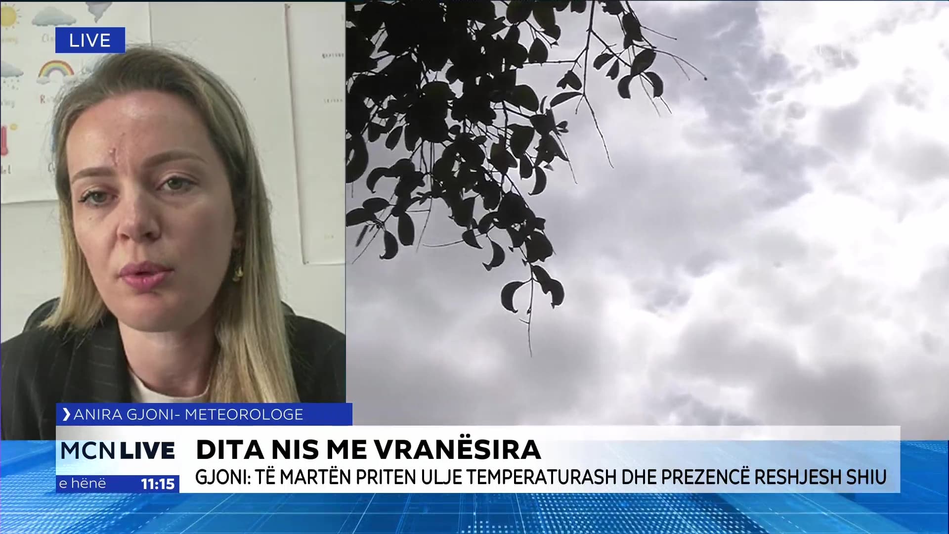 Moti në një javë/ Gjoni: Deri në fundjavë reshje të herëpashershme shiu, kthesë pozitive javën tjetër
