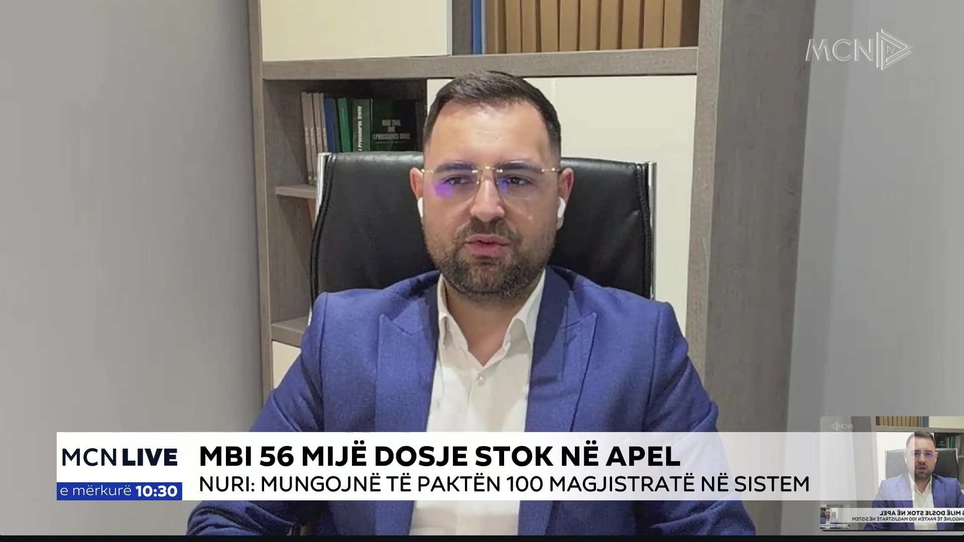 Mbi 56 mijë dosje stok në Apel/ Nuri: Sistemi i drejtësisë në kolaps, mungojnë rreth 100 magjistratë (VIDEO)