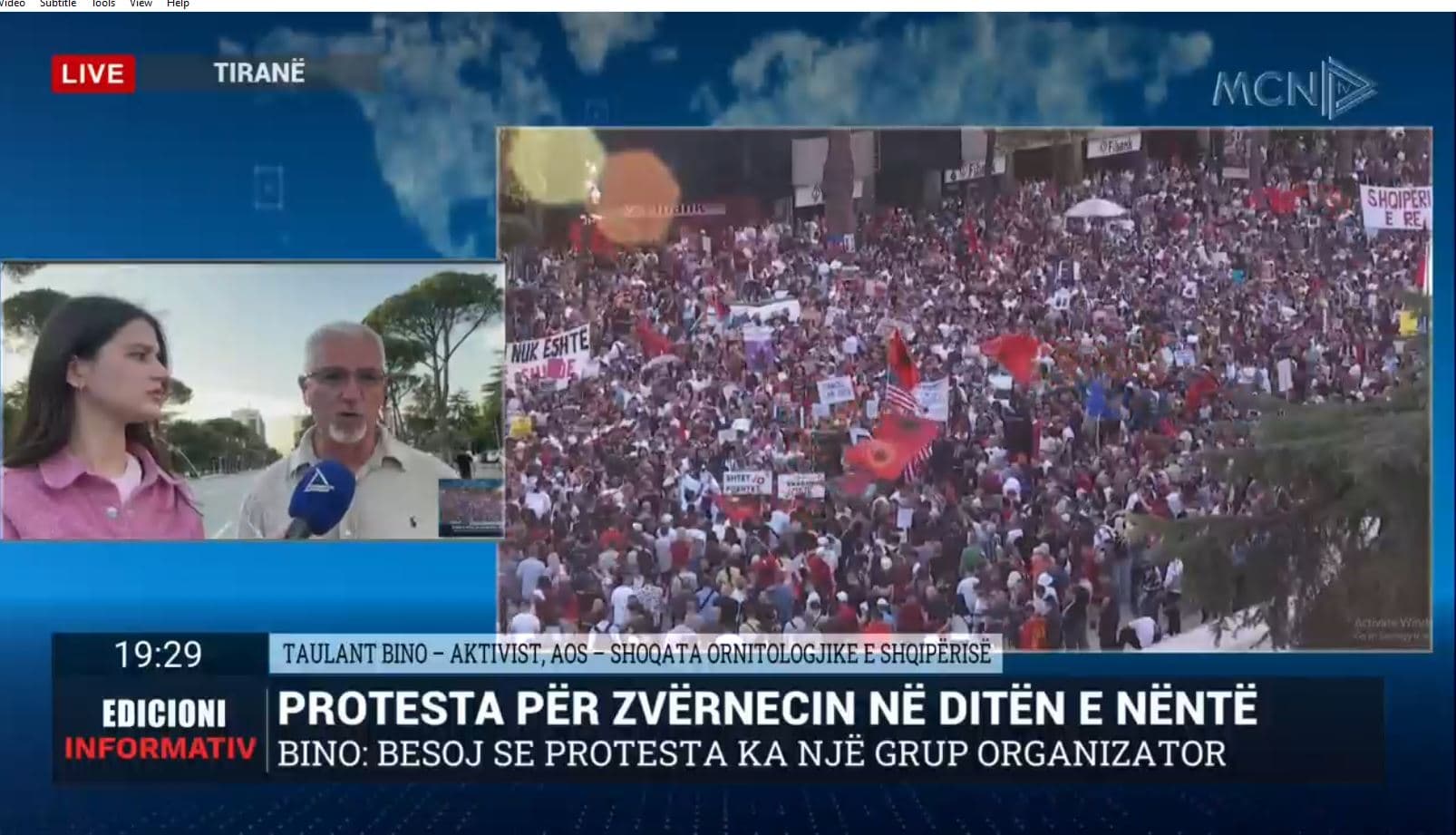 Protesta për Zvërnecin, Bino:  Projekti është dhënë me shkelje ligjore, duhet transparencë (VIDEO)