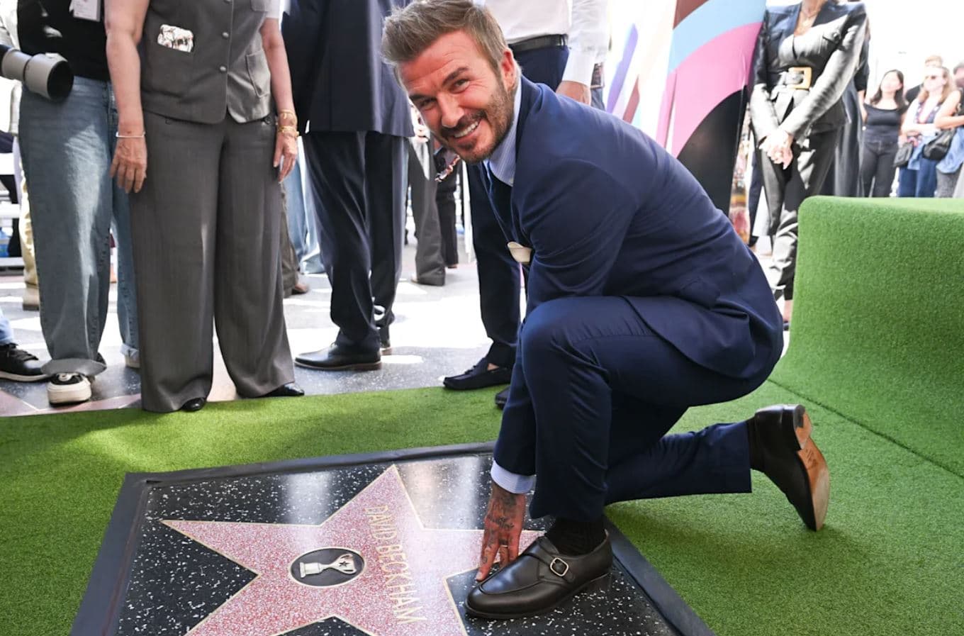Beckham nderohet me yll në Hollywood Walk Of Fame