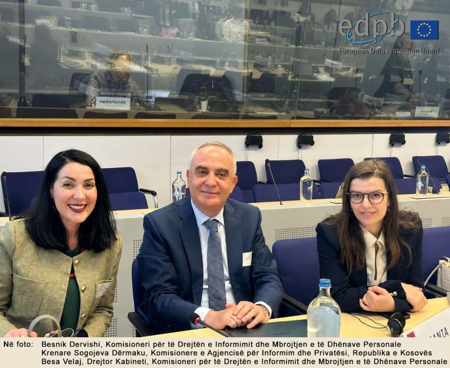 Komisioneri Dervishi ngre në Bruksel statusin e vendeve kandidate në transferimin e të dhënave
