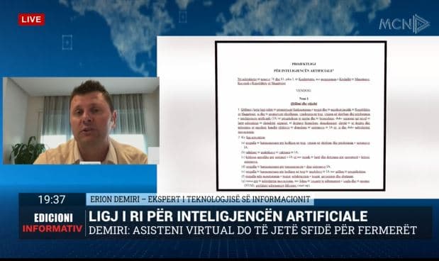 Ligj i ri për inteligjencën artificiale, Demiri: Rregullimi i IA është një nga sfidat më të mëdha të kohës (VIDEO)