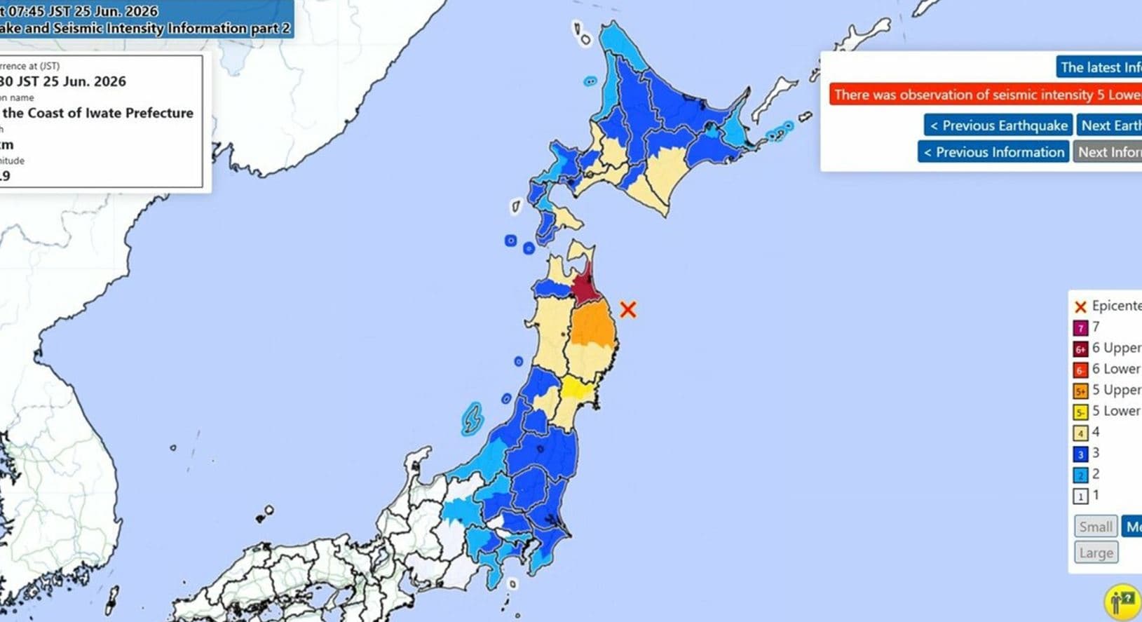 Një tërmet me magnitudë 7.2 godet Japoninë, ka të plagosur (VIDEO)