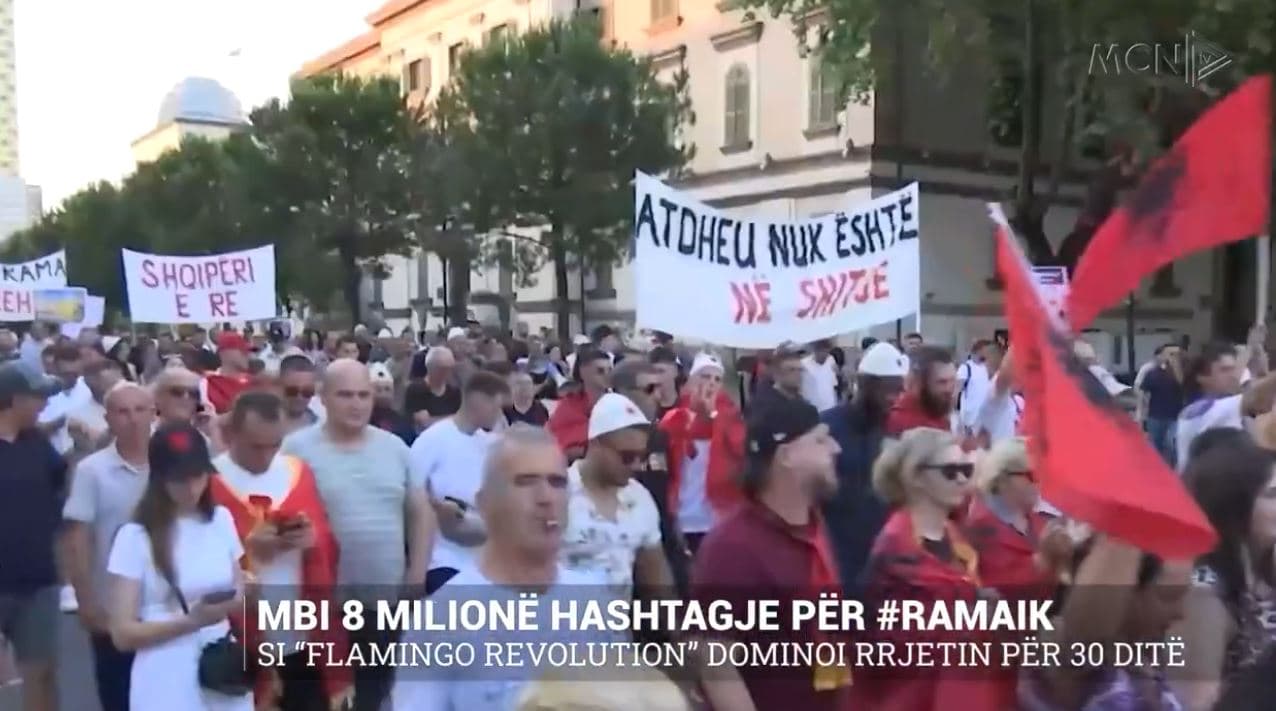 Mbi 8 milionë hashtagje për #Ramaik/ Si “Flamingo Revolution” dominoi rrjetin për 30 ditë (VIDEO)