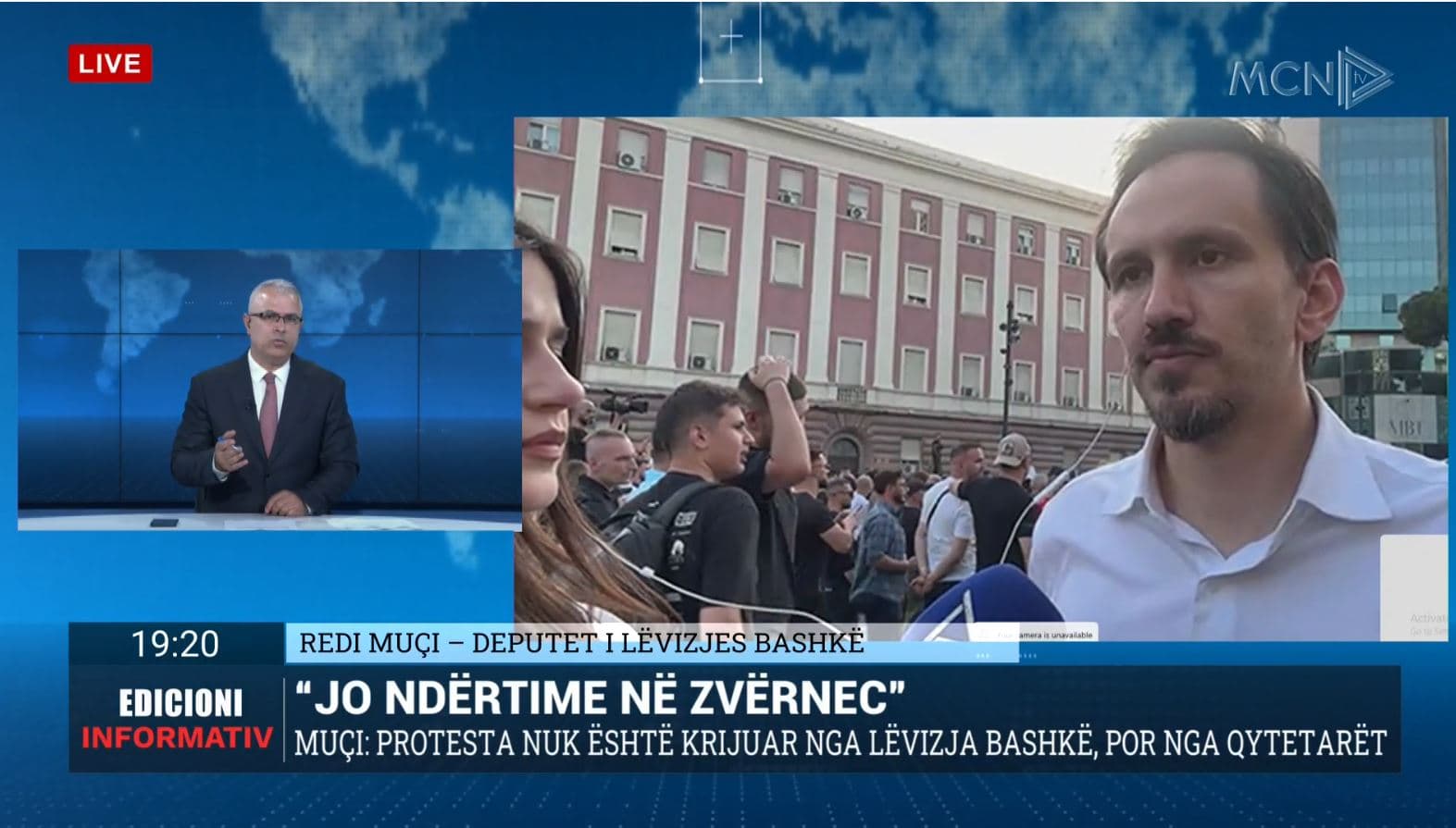 “Zvërneci”, Muçi: Në shesh po bëhet demokracia politike, qytetarët në protestë për drejtësi