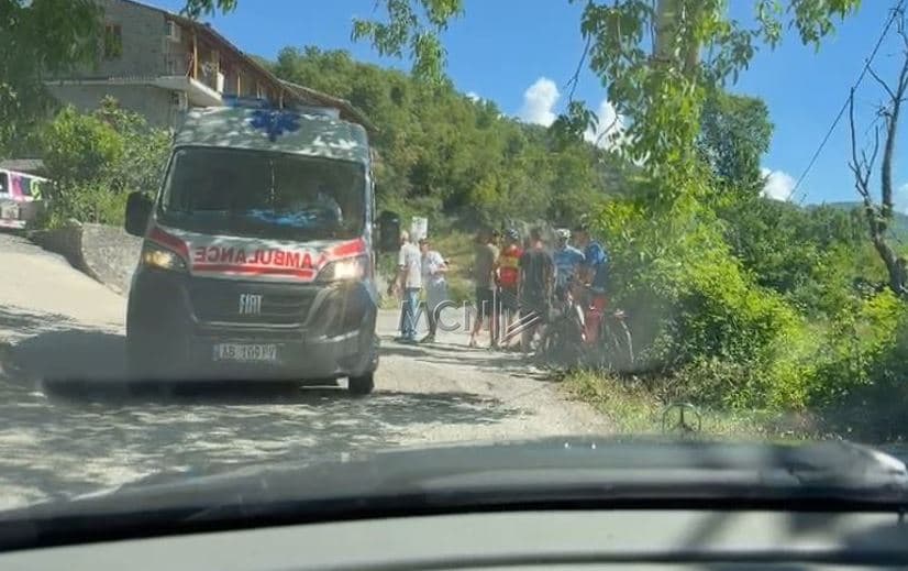 Turisti gjerman rrëzohet me biçikletë në aksin Përmet-Çarçovë, pëson thyerje në qafë
