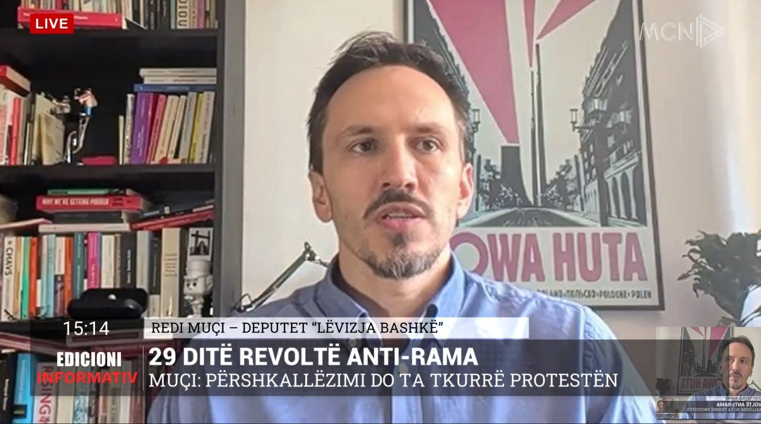 Muçi: Masiviteti është arma më e fortë legjitime e protestës, armiqtë imagjinarë të Ramës kanë afruar më shumë qytetarë (VIDEO) 