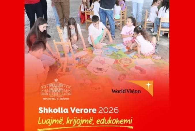   Shkolla Verore nis më 15 qershor në 47 shkolla të Tiranës