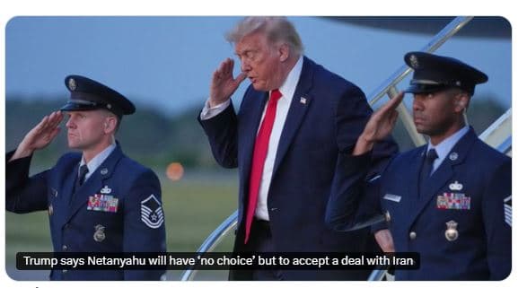   Trump: Netanyahu nuk do të ketë zgjidhje tjetër veçse të pranojë një marrëveshje SHBA-Iran