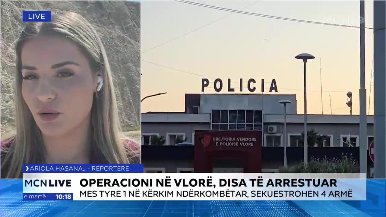 6 të arrestuar në Vlorë/ Hasanaj: Mes tyre dy në kërkim kombëtar dhe një ndërkombëtar, u kapën në flagrancë në një lokal (VIDEO)