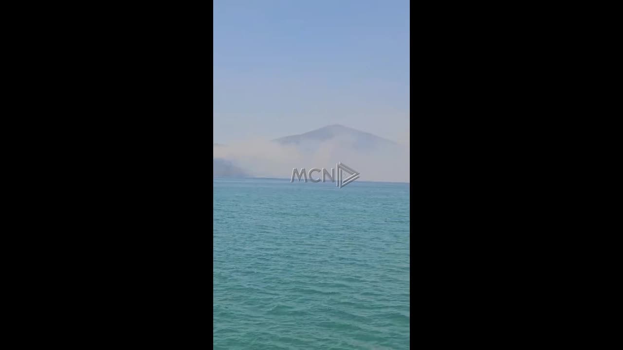 Digjet një sipërfaqe kullote në Karaburun, ndërhyjnë zjarrfikëset e Pashalimanit dhe Vlorës