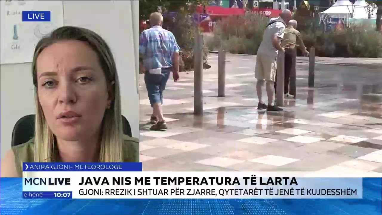           Meteorologia Gjoni: Javë me temperatura të larta deri në 36°C, problematike edhe ato minimale (VIDEO)