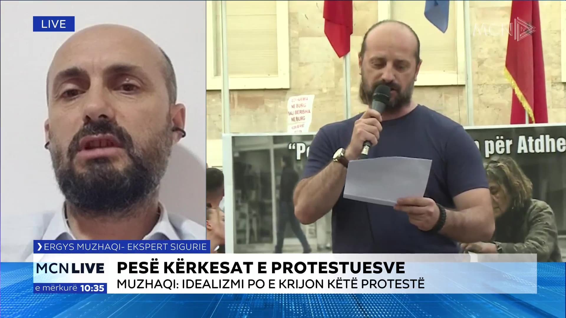 Pesë kërkesat/ Muzhaqi: Kushdo që do të identifikohej si organizator do të linçohej. Protesta duhet të shndërrohet në lëvizje (VIDEO)