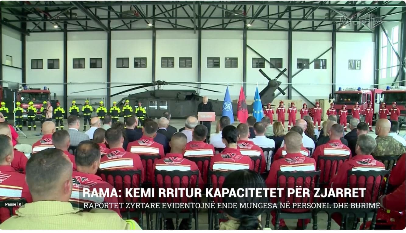 Rama: Kemi rritur kapacitetet për zjarret. Raportet zyrtare evidentojnë mungesa në personel e burime