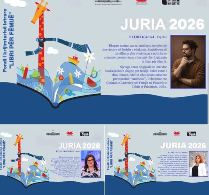 Përzgjidhen 5 gjysmëfinalistët e Fondit “Libri për Fëmijë” 2026, autorët dhe veprat në garë