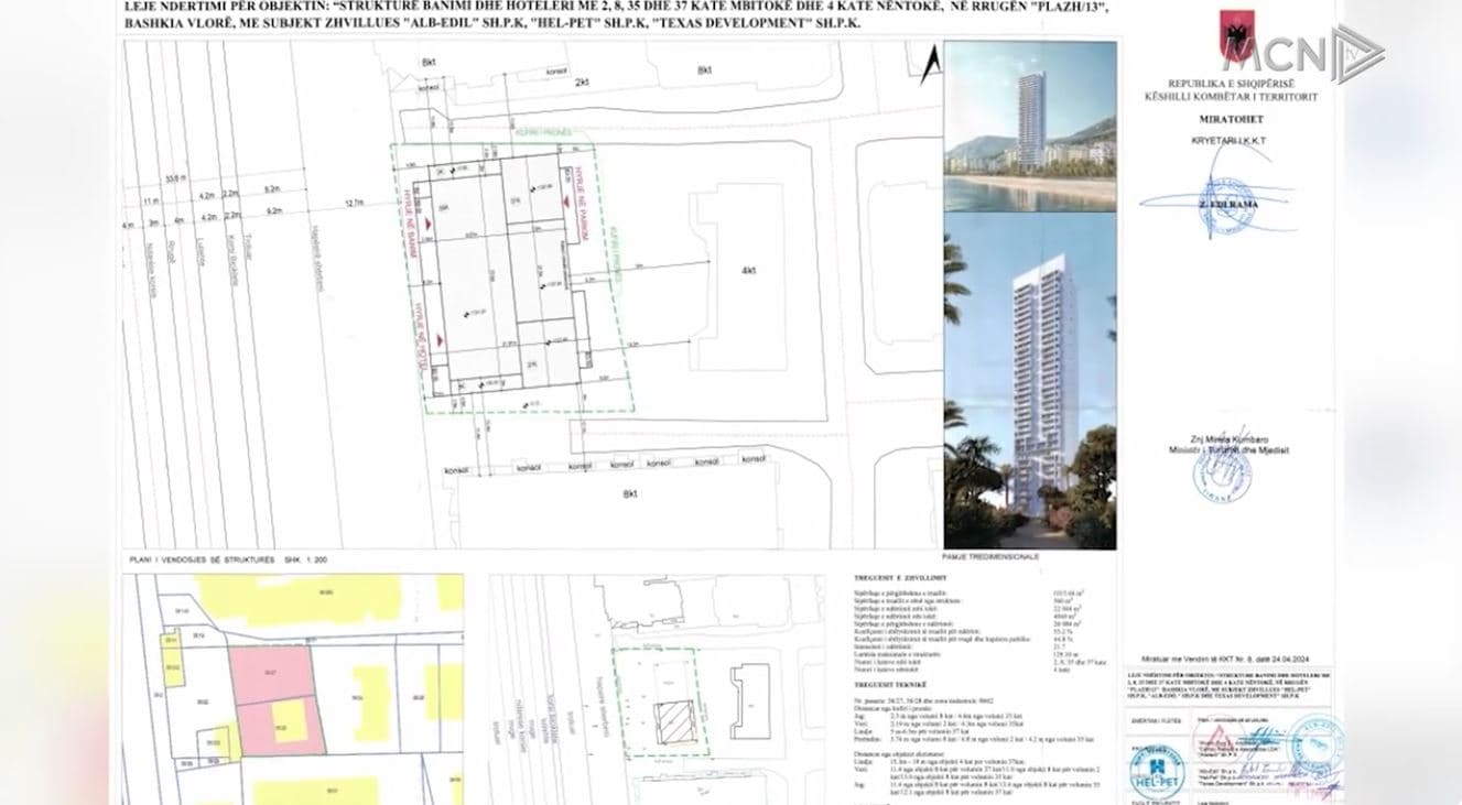       Biznesmeni i kanabisit, në “Albanian files”/ Efthimiu, Xhaferi e Kamberi porositen ”Vlora tower” (VIDEO)