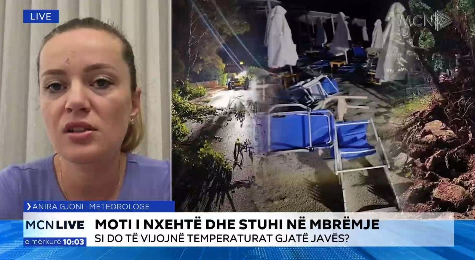 Gjoni: Pritet ulje e temperaturave dhe vijim i reshjeve deri në fund të javës (VIDEO)