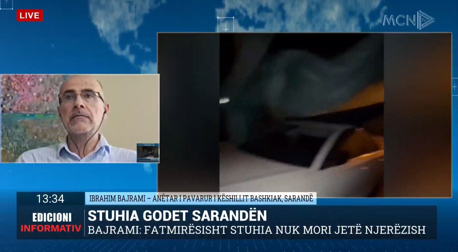 Moti i keq, Bajrami: Dëmet në Sarandë, të mëdha. Bashkia dhe bizneset, të papërgatitura (VIDEO)
