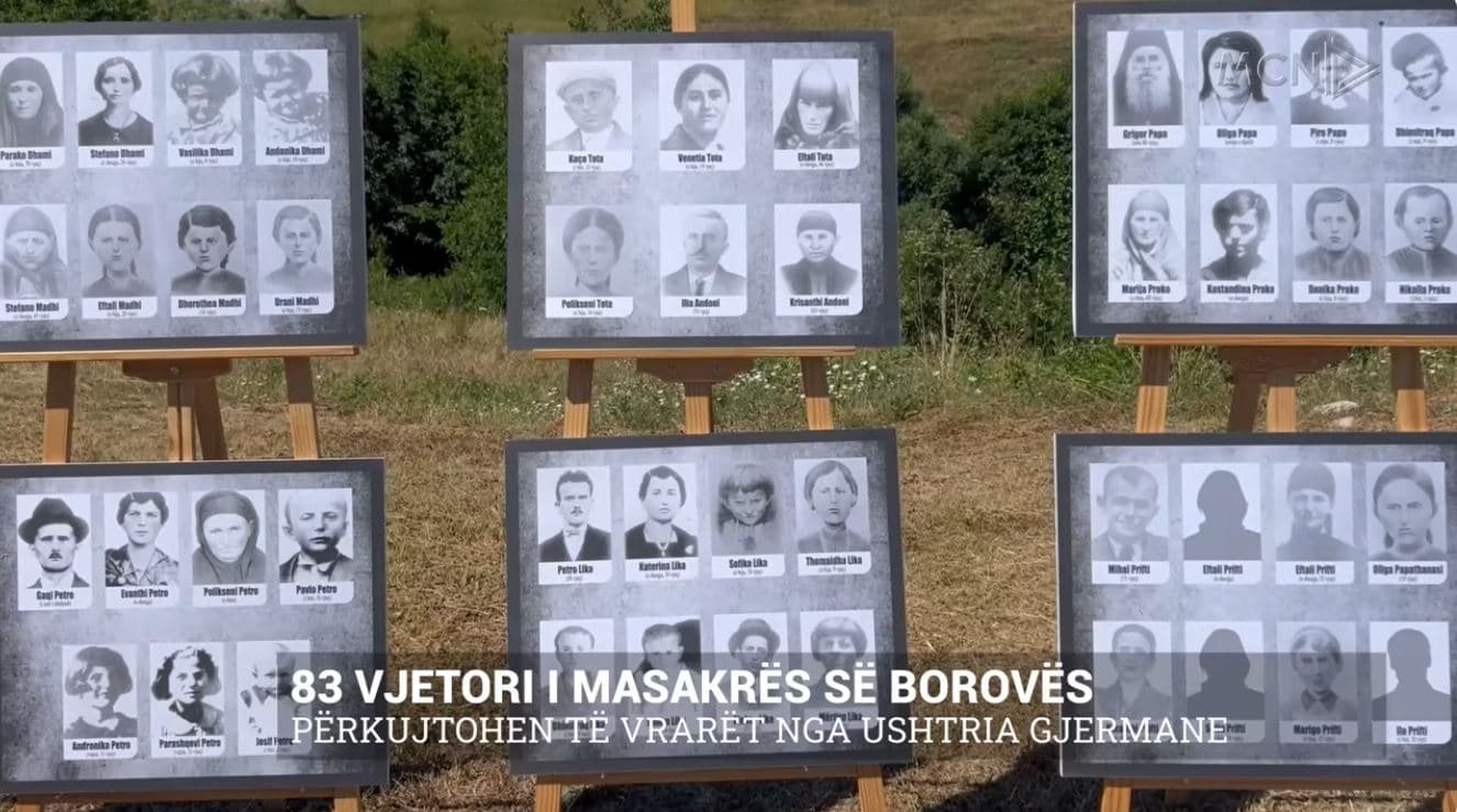 83-vjetori i masakrës së Borovës. Përkujtohen të vrarët nga ushtria gjermane