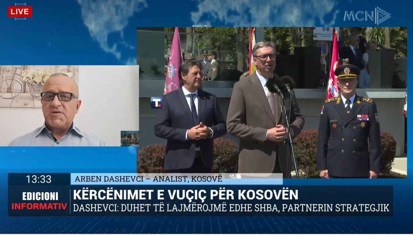 Vuçiç rikthen retorikën nacionaliste, Dashevci: E papranueshme, e bën për qëllime të brendshme politike