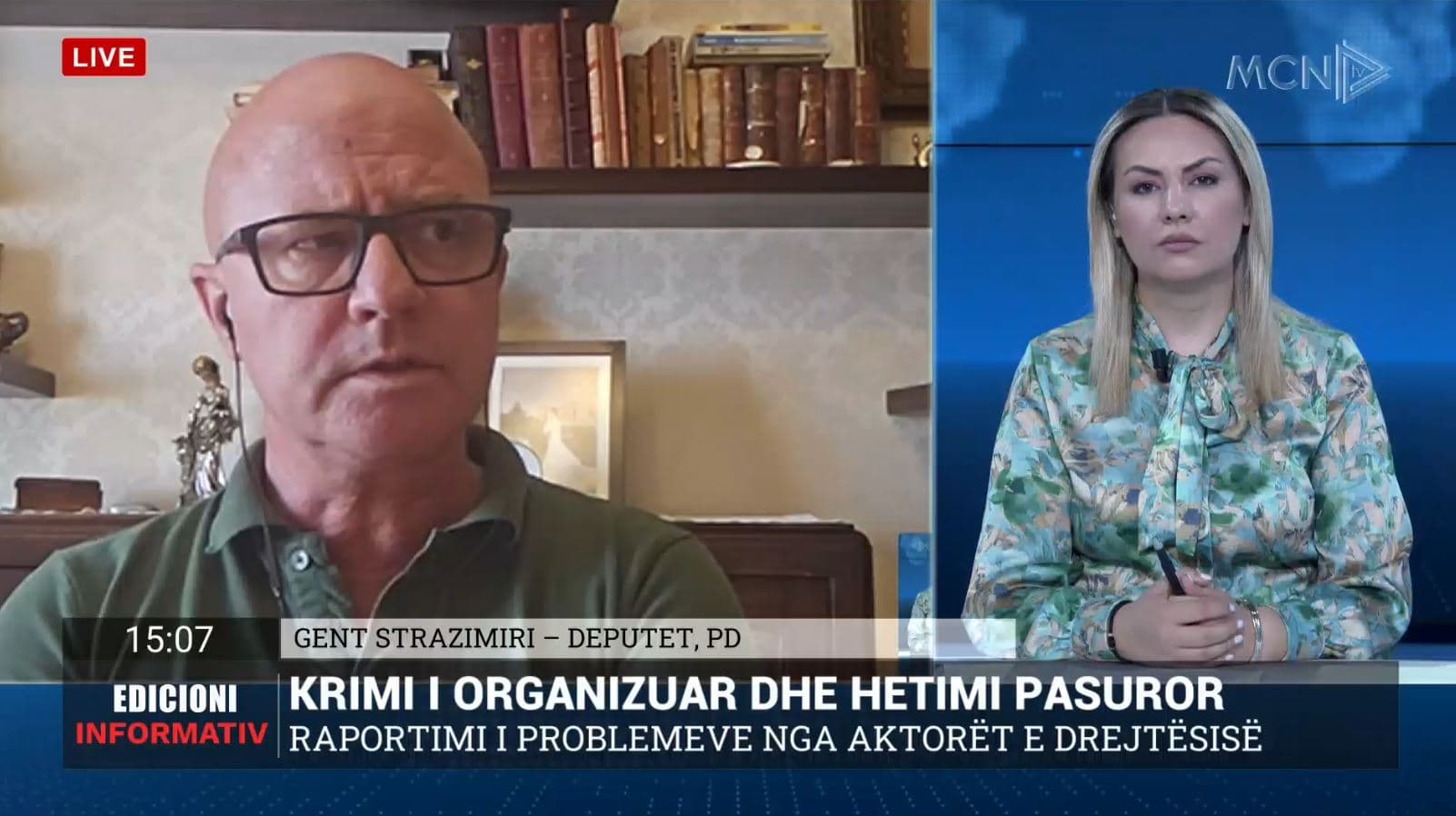 Strazimiri: Problemi kryesor, simbioza e politikës me krimin e organizuar. Përcakton deputetët dhe qeverinë