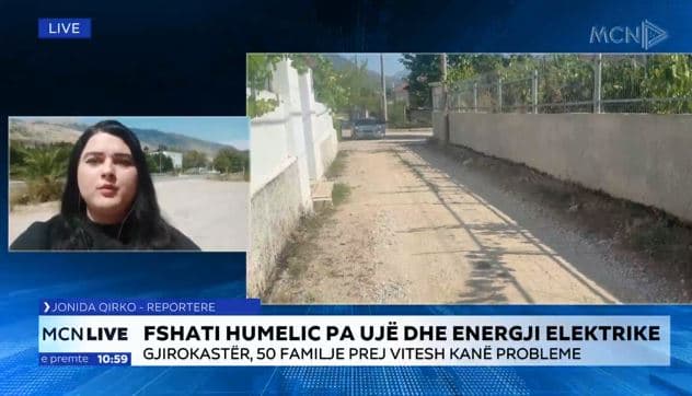 Fshati Humelic pa ujë dhe drita, Qirko: Problemi është adresuar disa herë në Bashkinë e Gjirokastrës