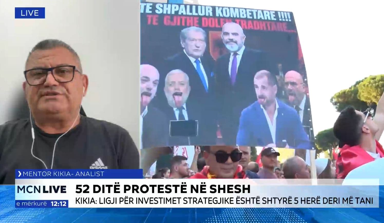 52 ditë protestë në shesh/ Kikia: Qeveria s’ka plan për ndryshime, ecën me bindjen se njerëzit do lodhen (VIDEO)