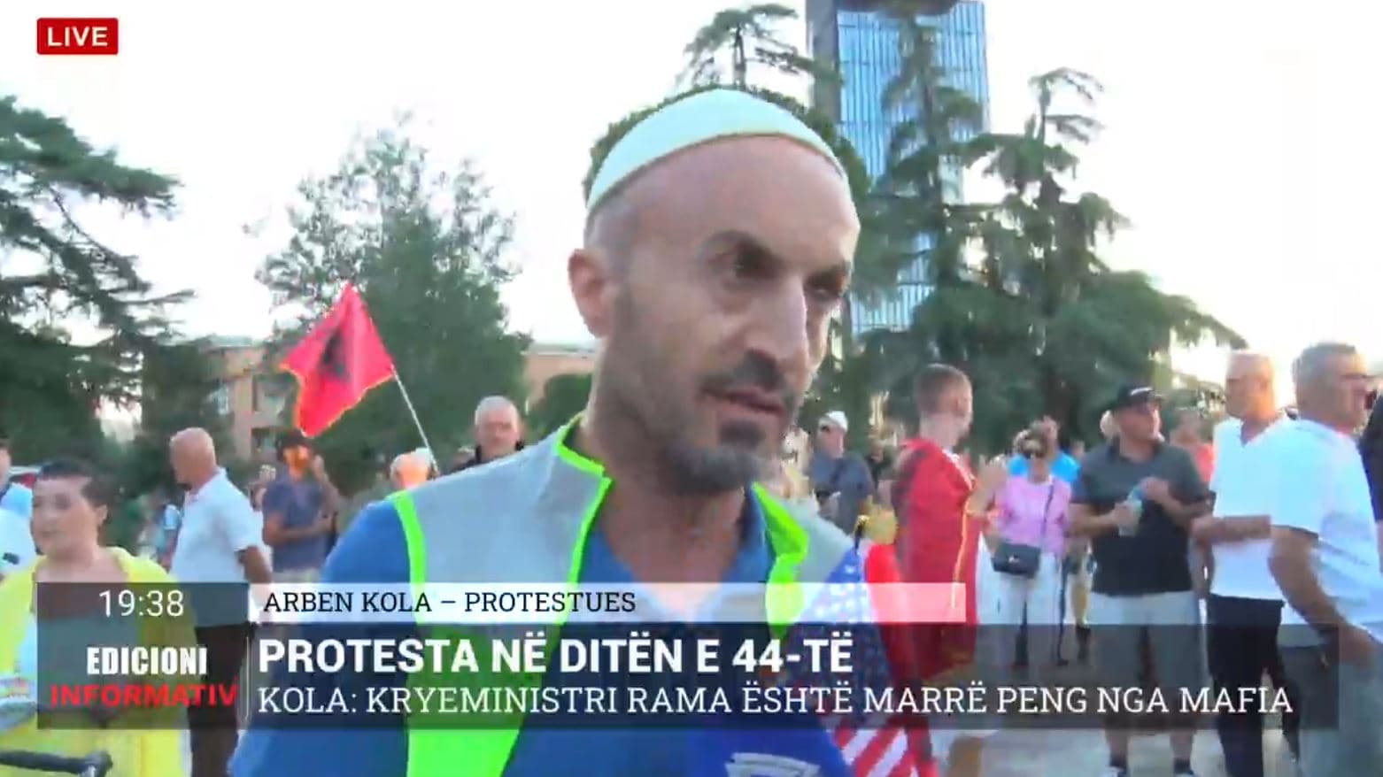 Protesta në ditën e 44-t, Kola: Nuk do të ndalemi, do vijojmë deri në plotësimin e kërkesave