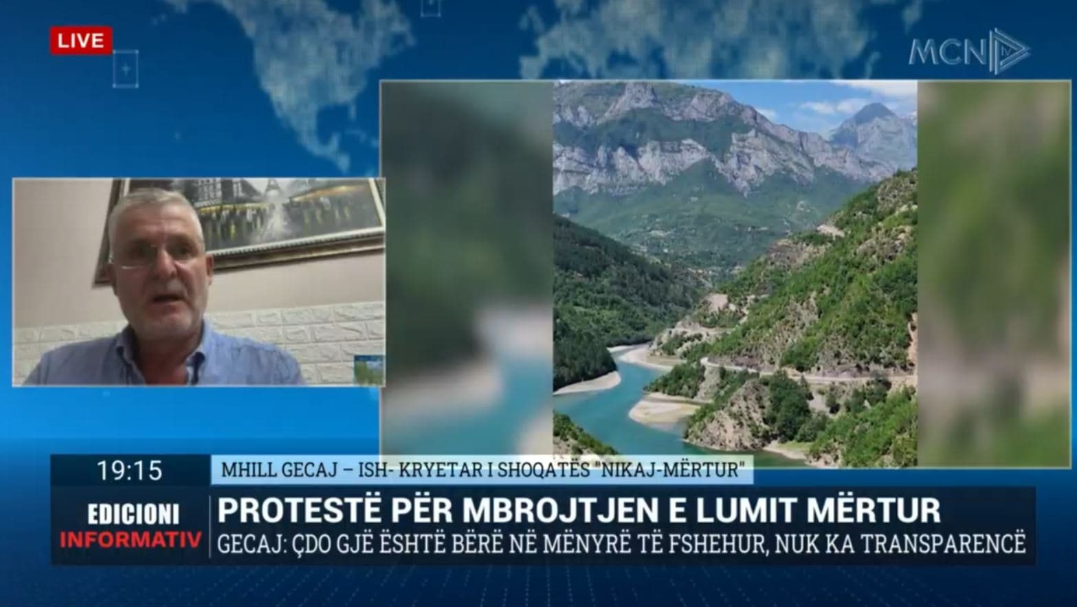 Protesta e Nikaj-Mërturit/ Gecaj: Projekti për lumin është bërë në fshehtësi, kanë gjetur vendin e gabuar për të fituar para  (VIDEO)