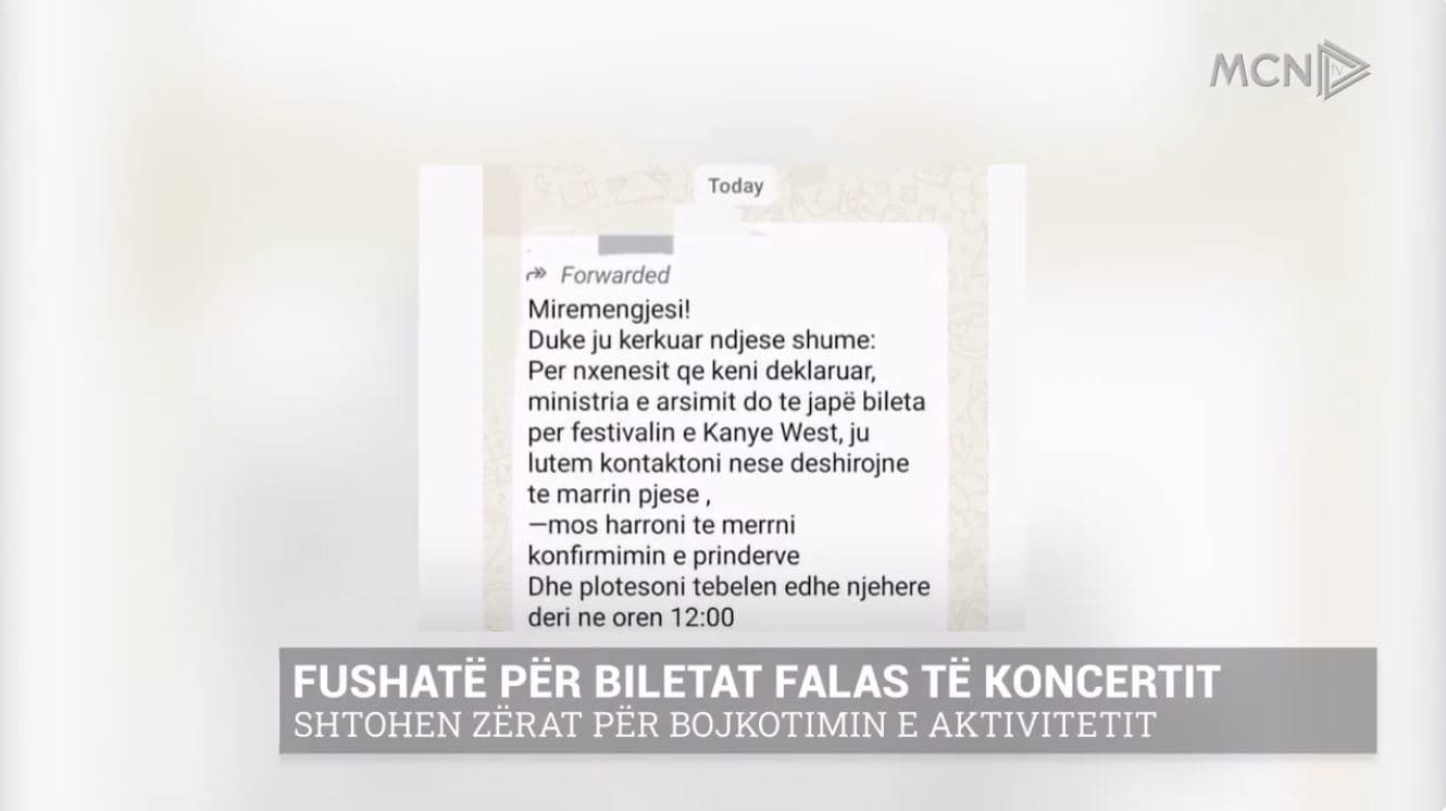 Fushatë për biletat falas të koncertit. Shtohen zërat për bojkotimin e aktivitetit