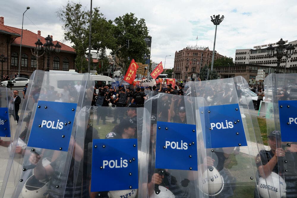 Policia turke shpërndan me forcë protestuesit, mbi 100 të arrestuar para samitit të NATO-s (VIDEO)