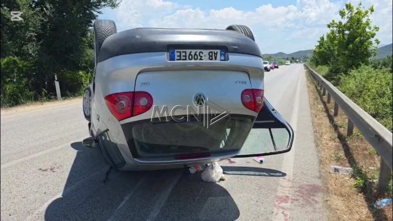 Përmbyset makina me 6 persona në aksin Lushnjë-Berat, dërgohen me urgjencë në spital