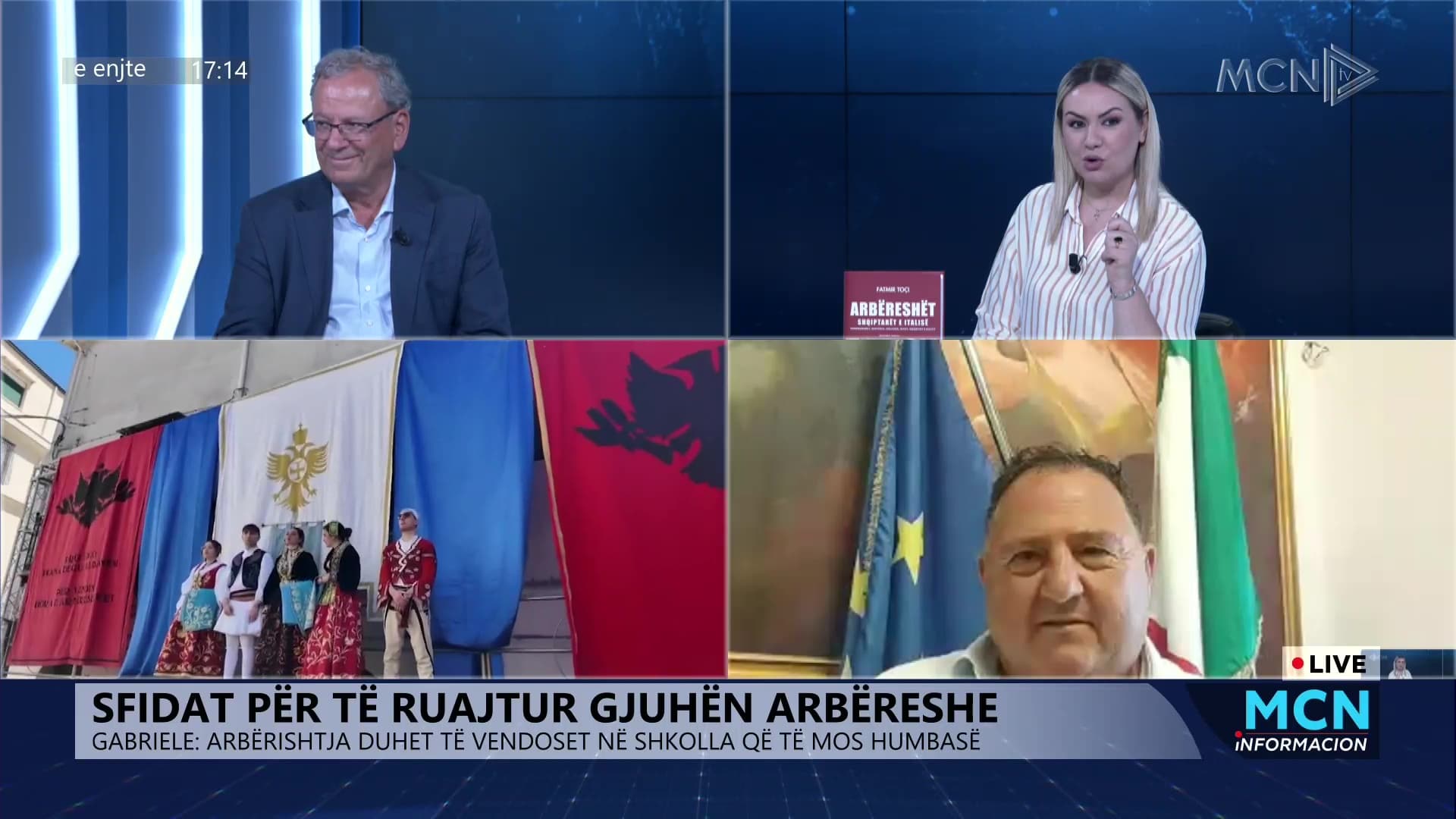 Arbërishtja drejt zhdukjes? Toçi: Janë 50 komuna të konsoliduara që e flasin. Gabriele: Duhet ta çojmë në shkolla që të mos humbasë