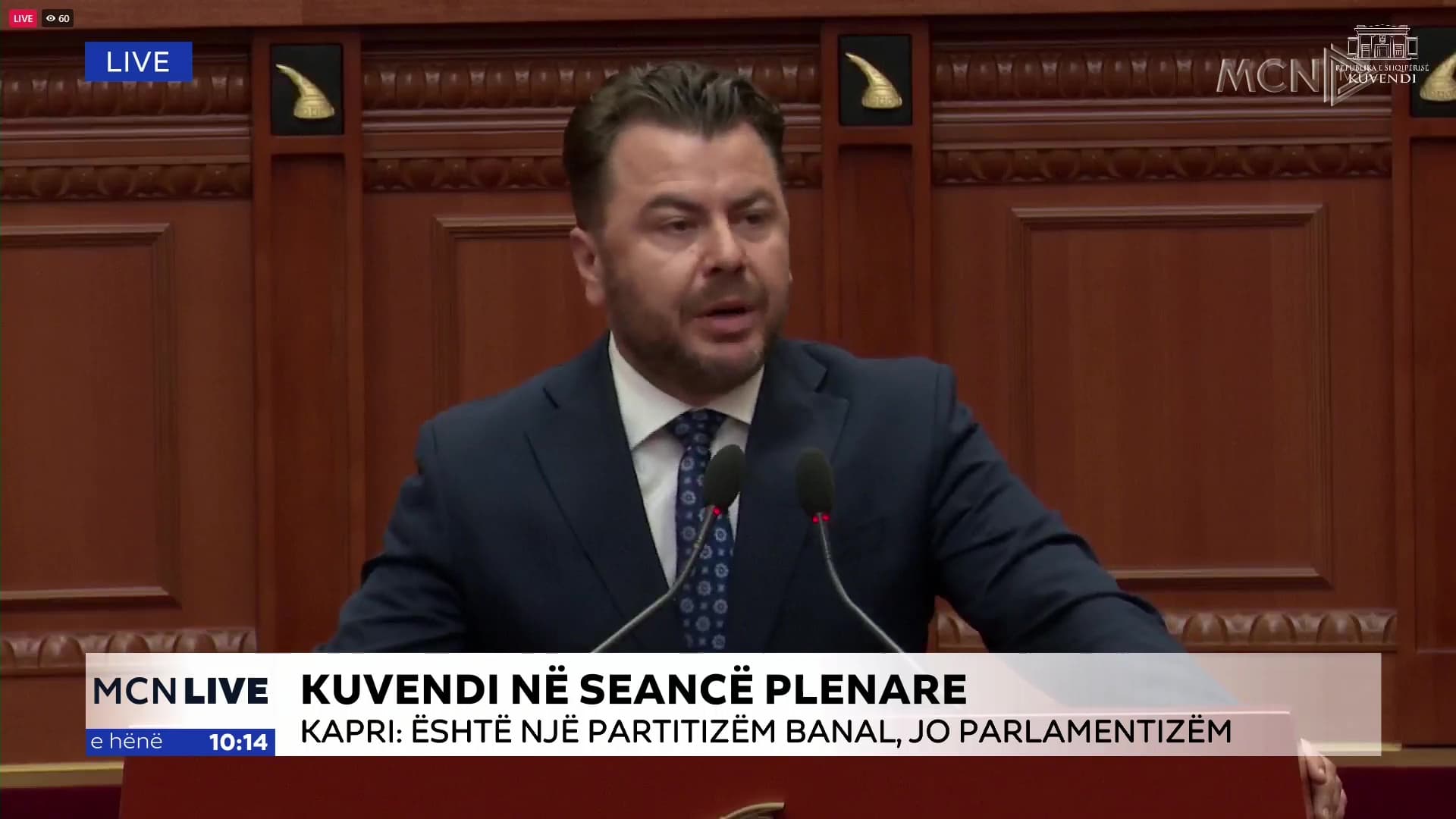 Kapri: Me kartonët e kuq e latë Shehajn jashtë Kuvendit për tre muaj, ky nuk është parlamentarizëm, por patetizëm banal
