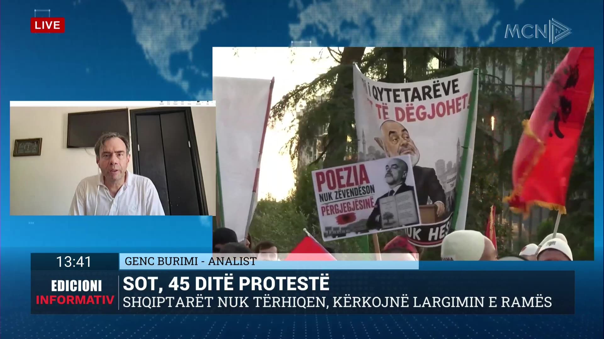 45 ditë protestë/ Burimi: Shqipëria po njihet më shumë në Evropë, po prishet imazhi i Ramës te opinioni publik (VIDEO)