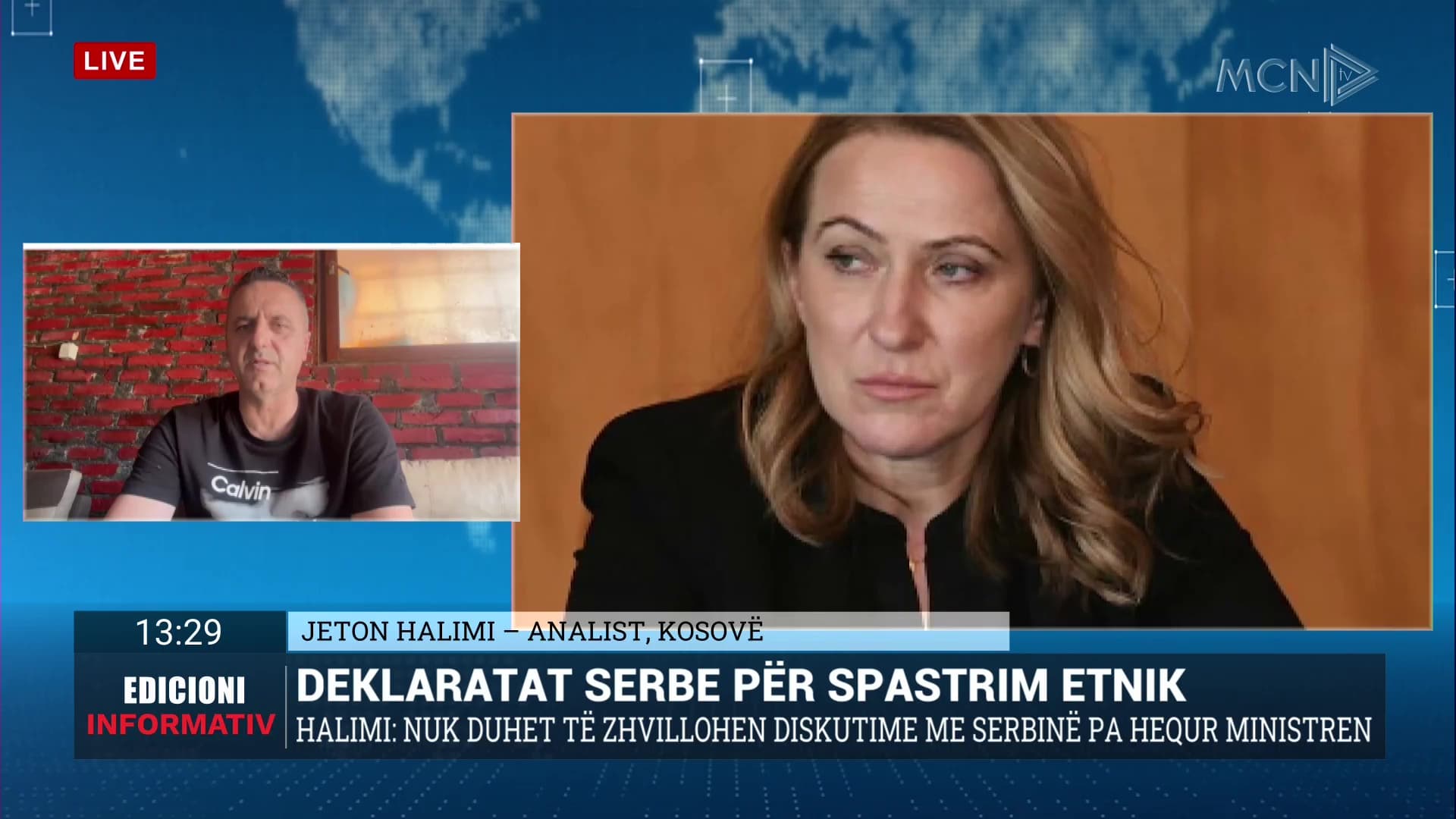 Deklaratat për “spastrim etnik” në Kosovë/ Halimi: Janë cenuar bisedimet, dialogu nuk duhet të vijojë pa një kërkim faljeje (VIDEO)