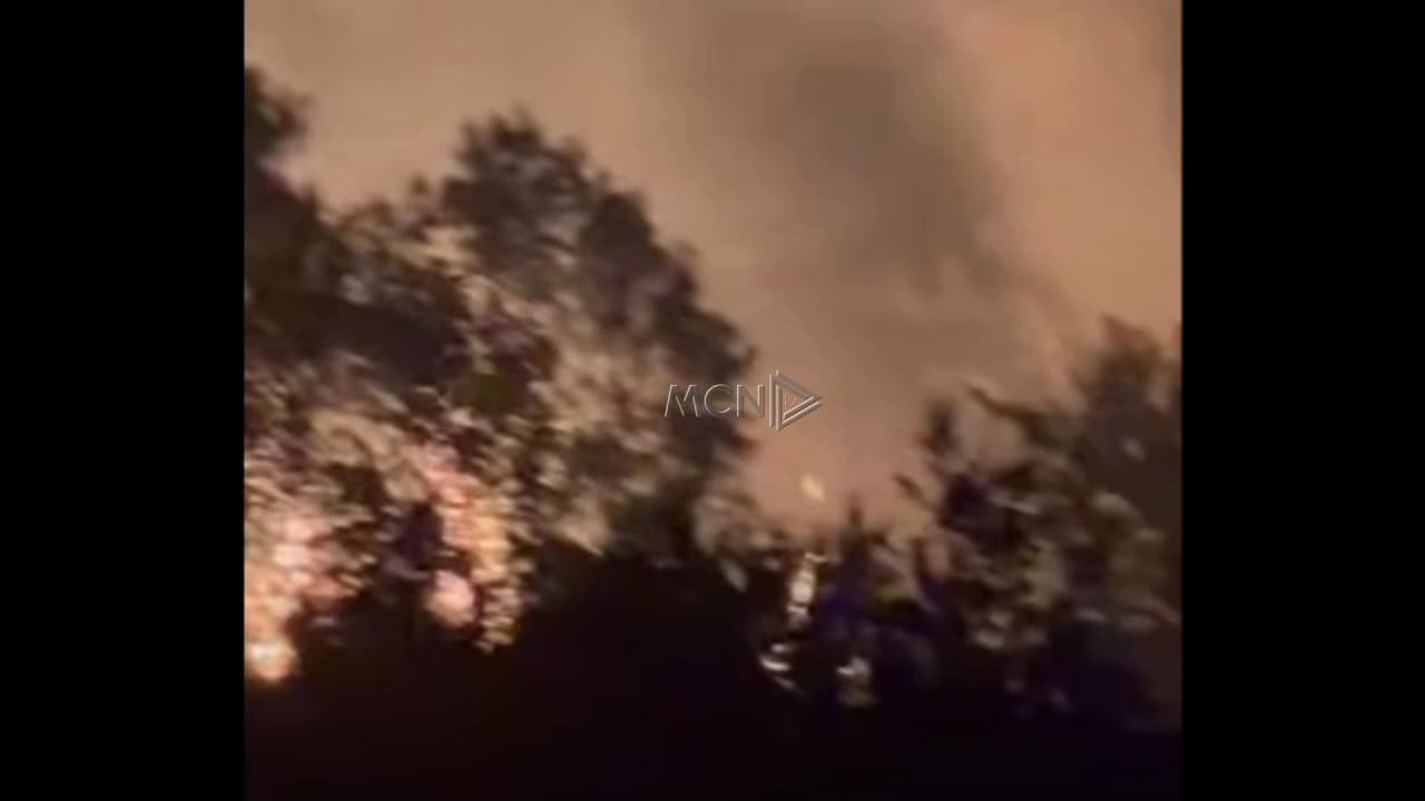 Shuhet zjarri në Odrie të Gjirokastrës, digjen sipërfaqe me pyje dhe shkurre