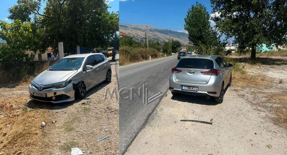  Përplasen dy automjete në aksin Gjirokastër-Kakavijë, lëndohen lehtë pasagjerët