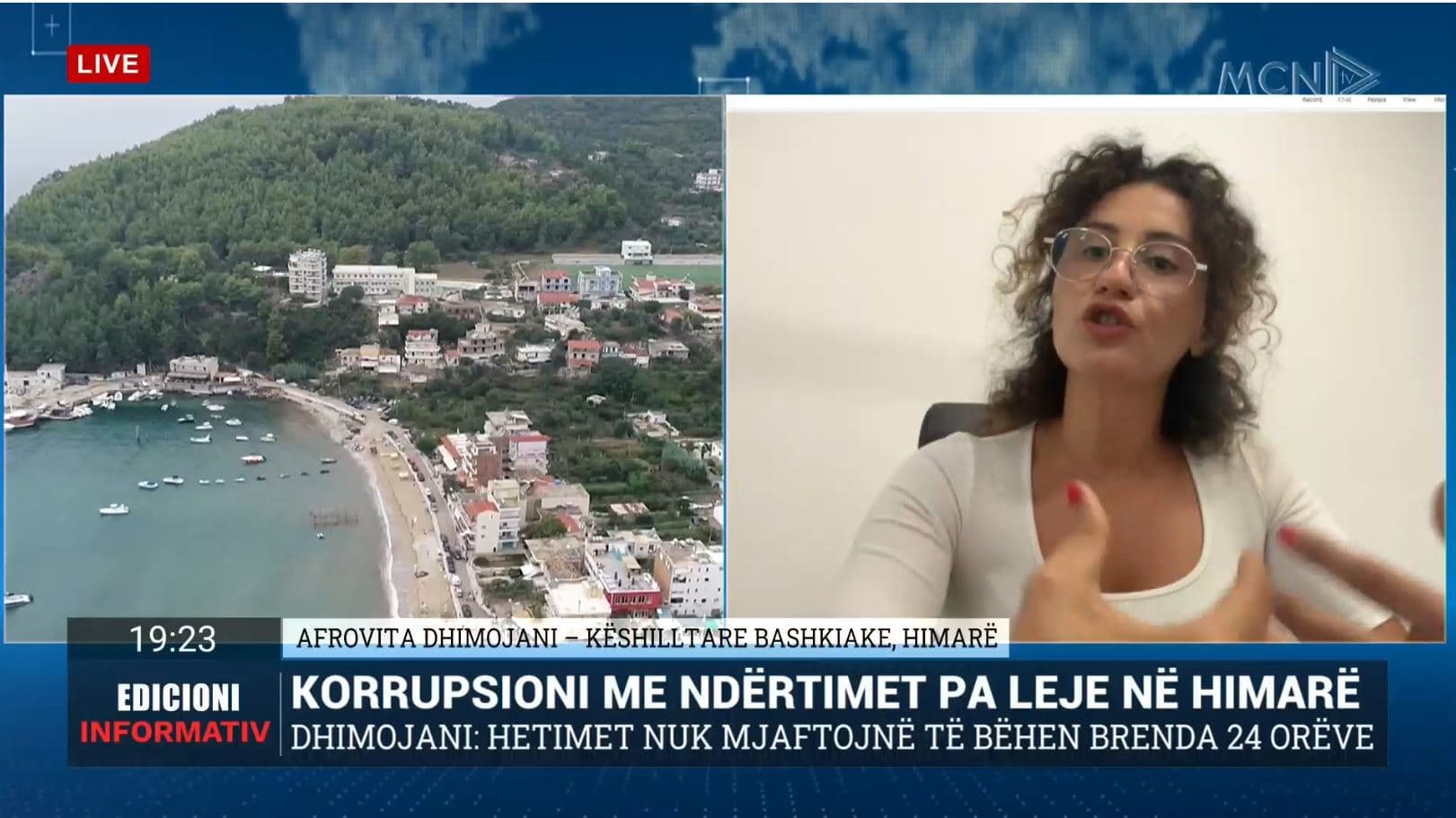 Dhimojani: Ndërtimet pa leje në Himarë nuk janë fenomen i ri, po bëhet batërdia me pronat
