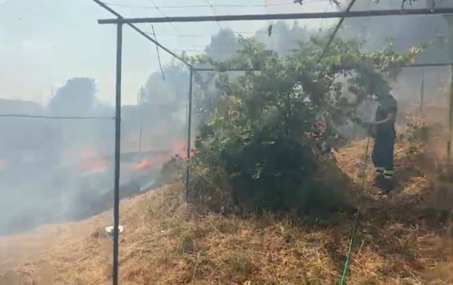 Zjarri në Finiq del jashtë kontrollit, flakët afrohen pranë banesave