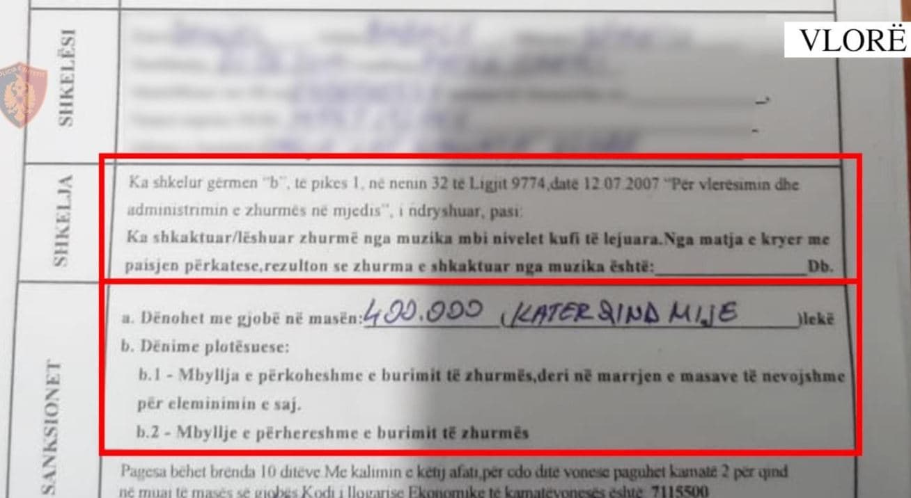 Vlorë/ Muzikë mbi normat e lejuara pas mesnate, 400 mijë lekë gjobë për administratorin e një anijeje turistike