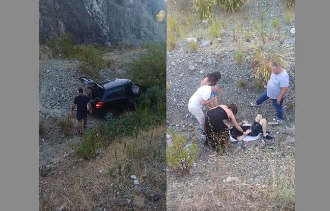     Makina del nga rruga dhe përfundon në zonë të thepisur në Rubik, lëndohet një person