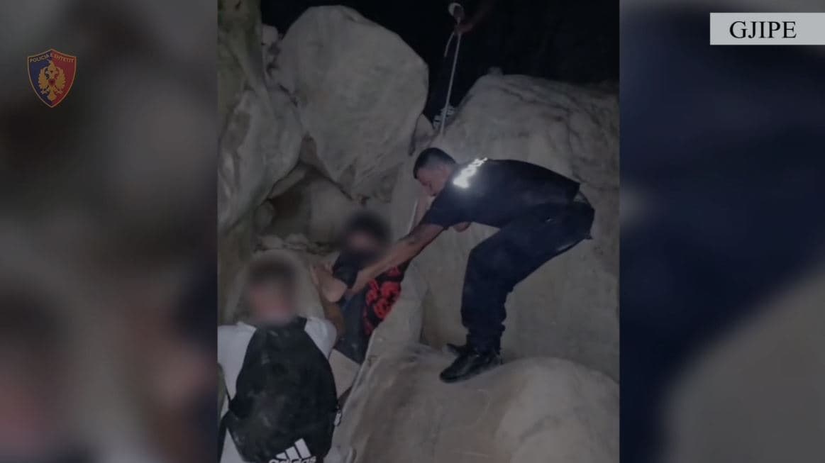 Bllokohen në Kanionet e Gjipesë, Policia shpëton turistin holandez dhe dy fëmijët e tij