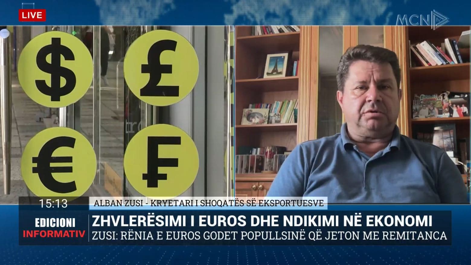 Zusi: Rënia e euros po godet rëndë ekonominë dhe eksportet, pastrimi i parave po ndikon në forcimin e lekut