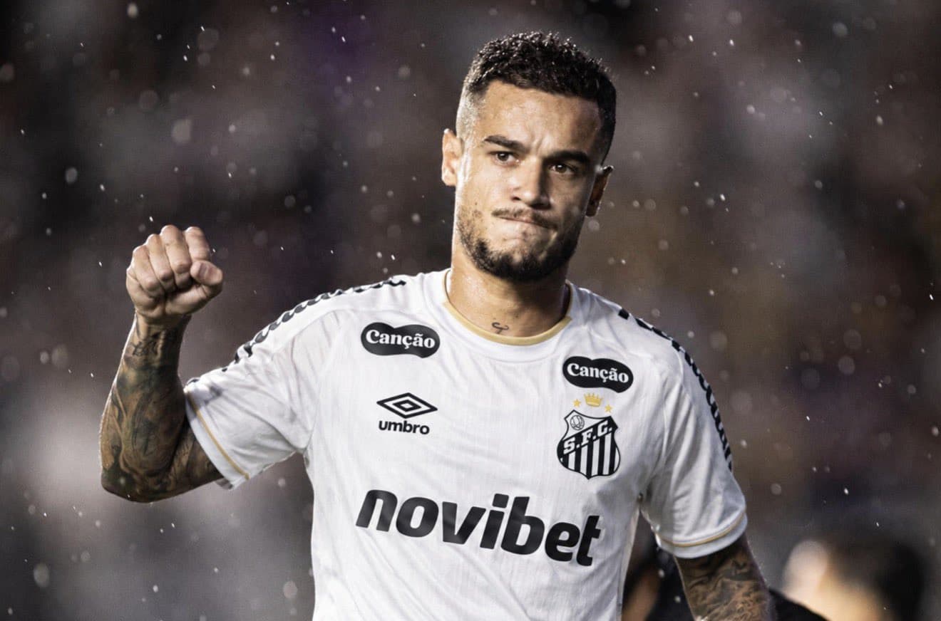 Philippe Coutinho, kalon tek Santos 